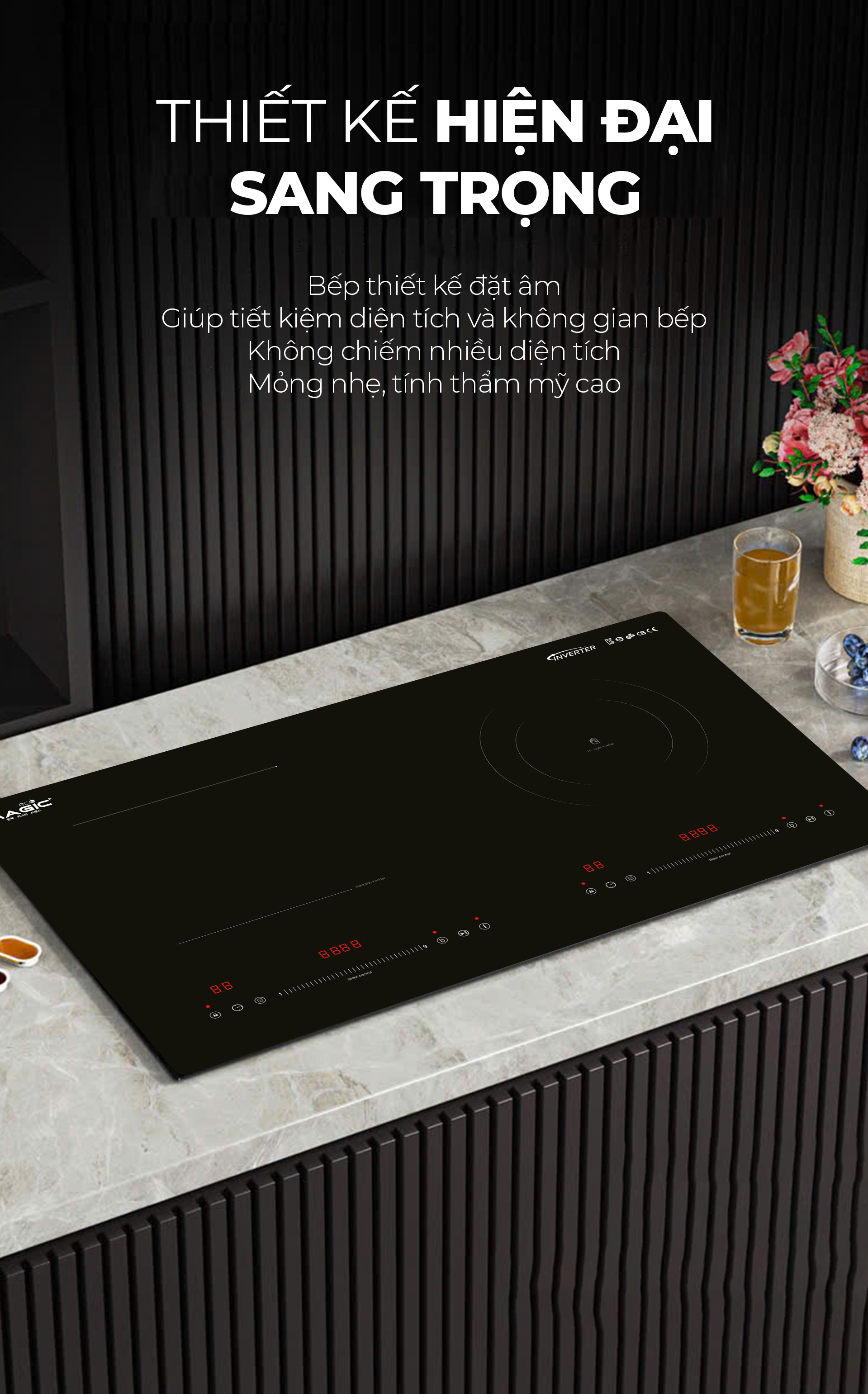 Bếp đôi điện từ hồng ngoại Magic Eco AC-221 6