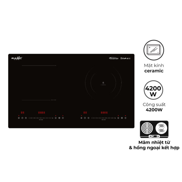 Bếp đôi điện từ hồng ngoại Magic Eco AC-221 1