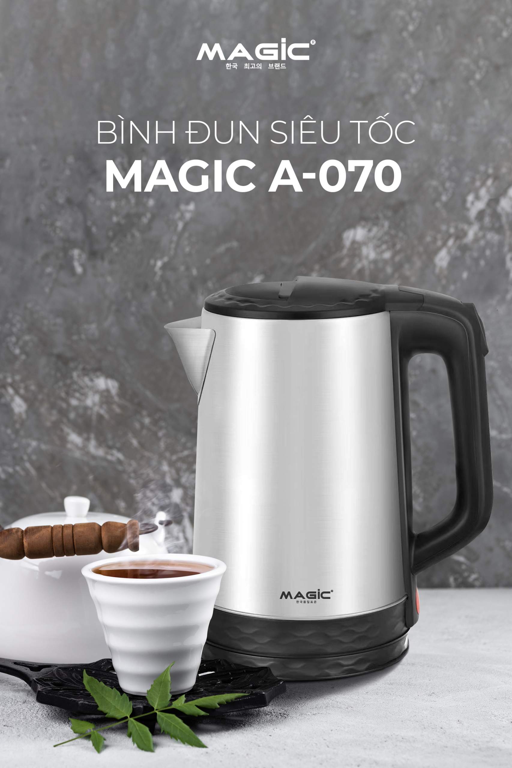 Bình Đun Siêu Tốc MAGIC A-070 2