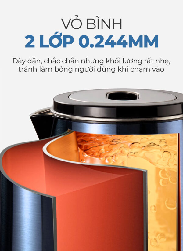 4 Bình Đun Siêu Tốc MAGIC A-071 5