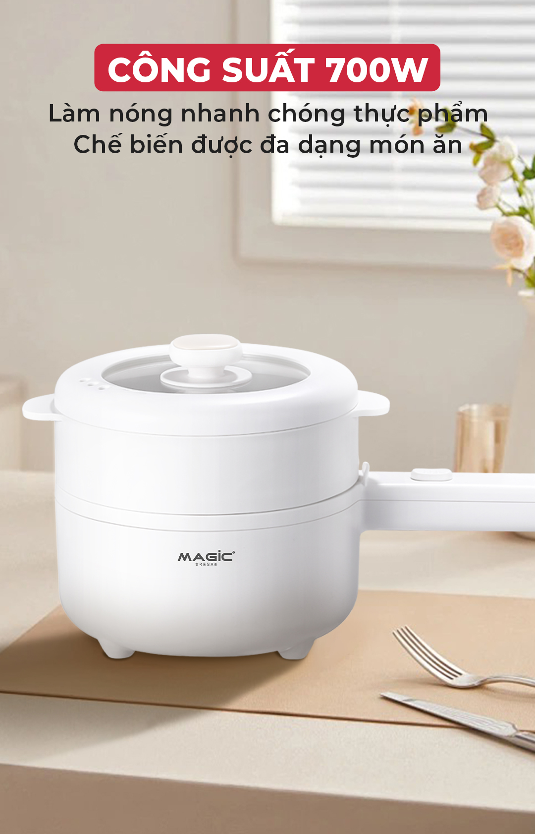 Nồi Lẩu Điện Đa Năng Magic A-043 3