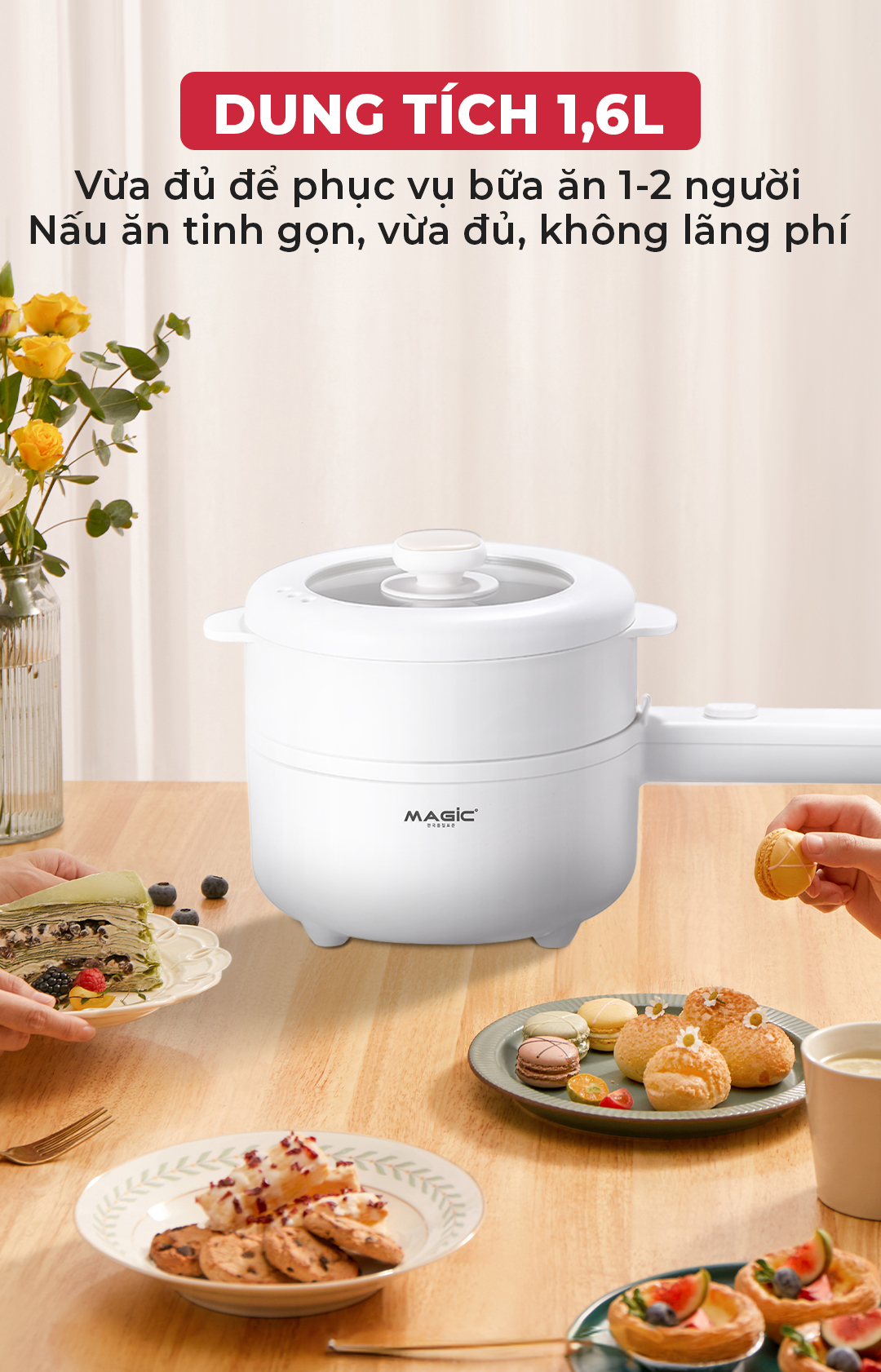 Nồi Lẩu Điện Đa Năng Magic A-043 5