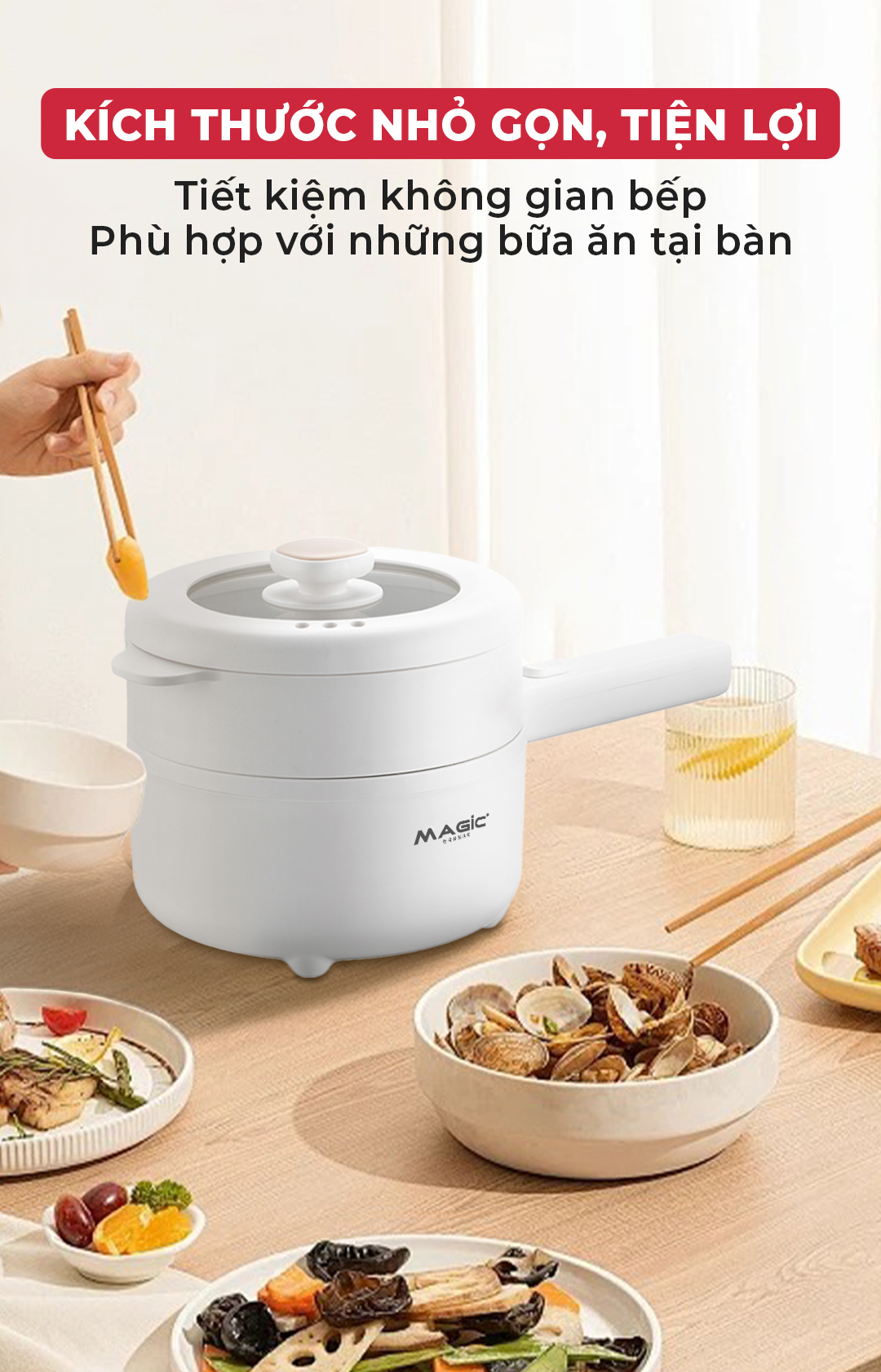 Nồi Lẩu Điện Đa Năng Magic A-043 6