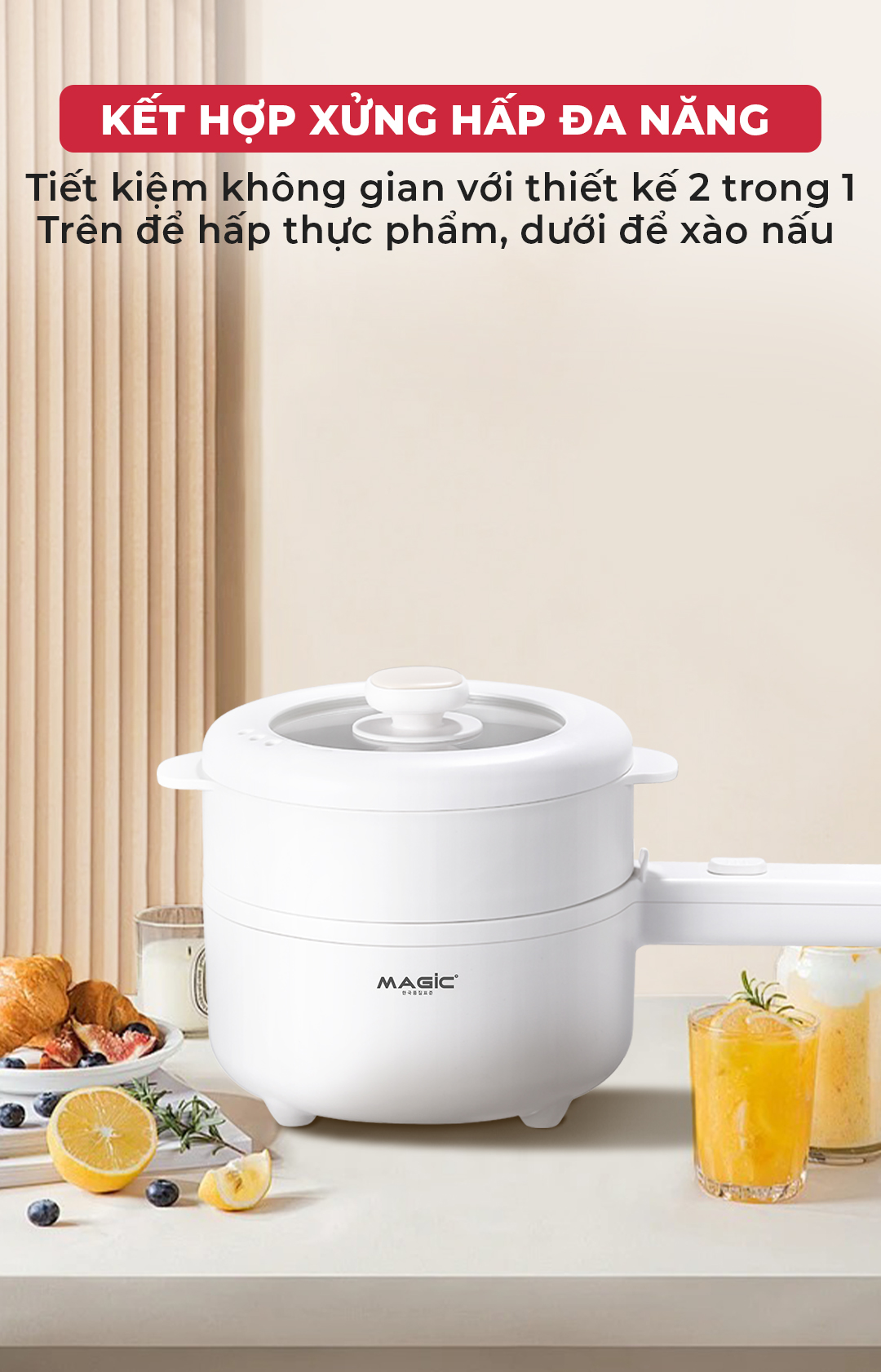 Nồi Lẩu Điện Đa Năng Magic A-043 7