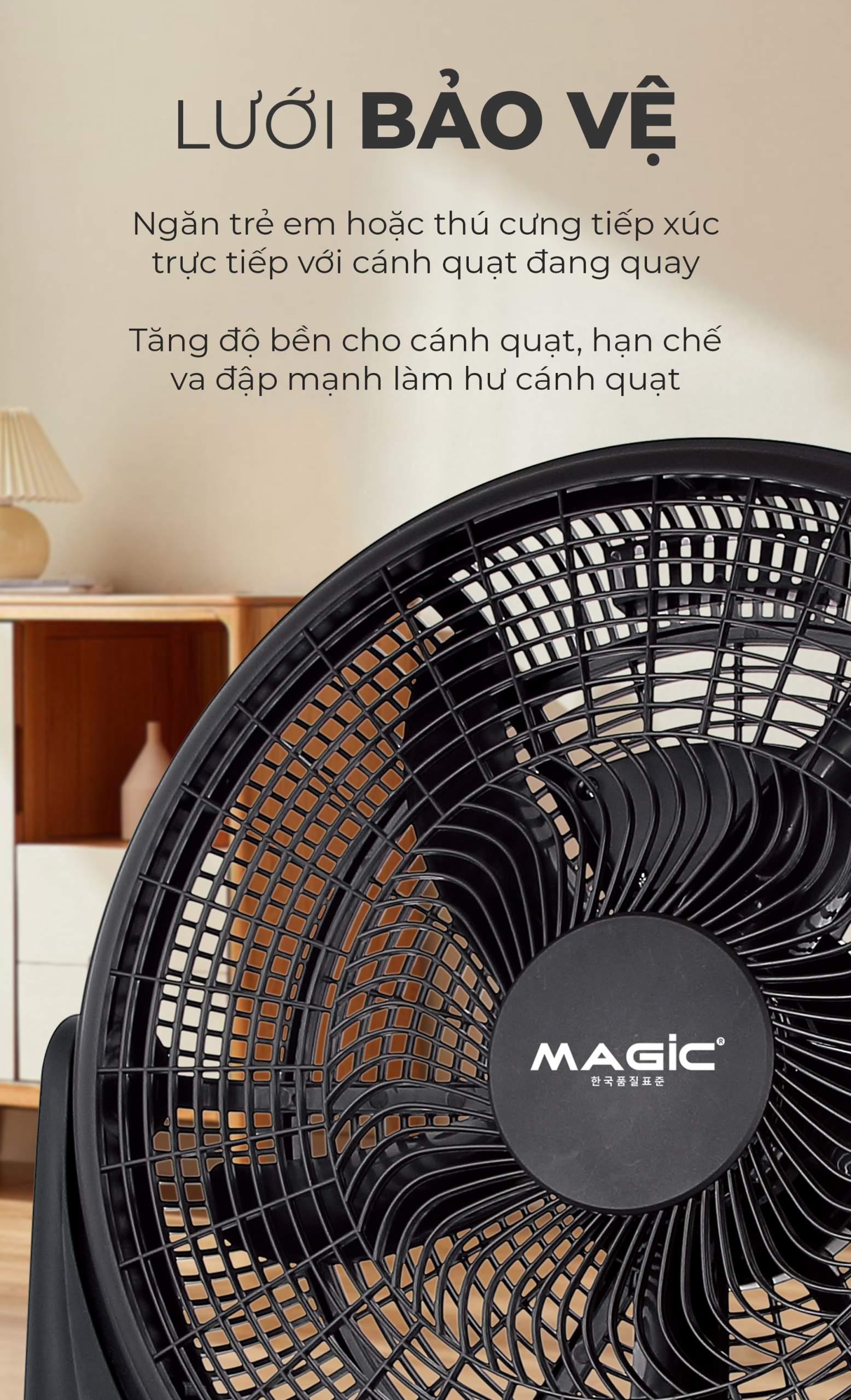 Quạt Sàn MAGIC A-253 3 Quạt Sàn MAGIC A-253 4