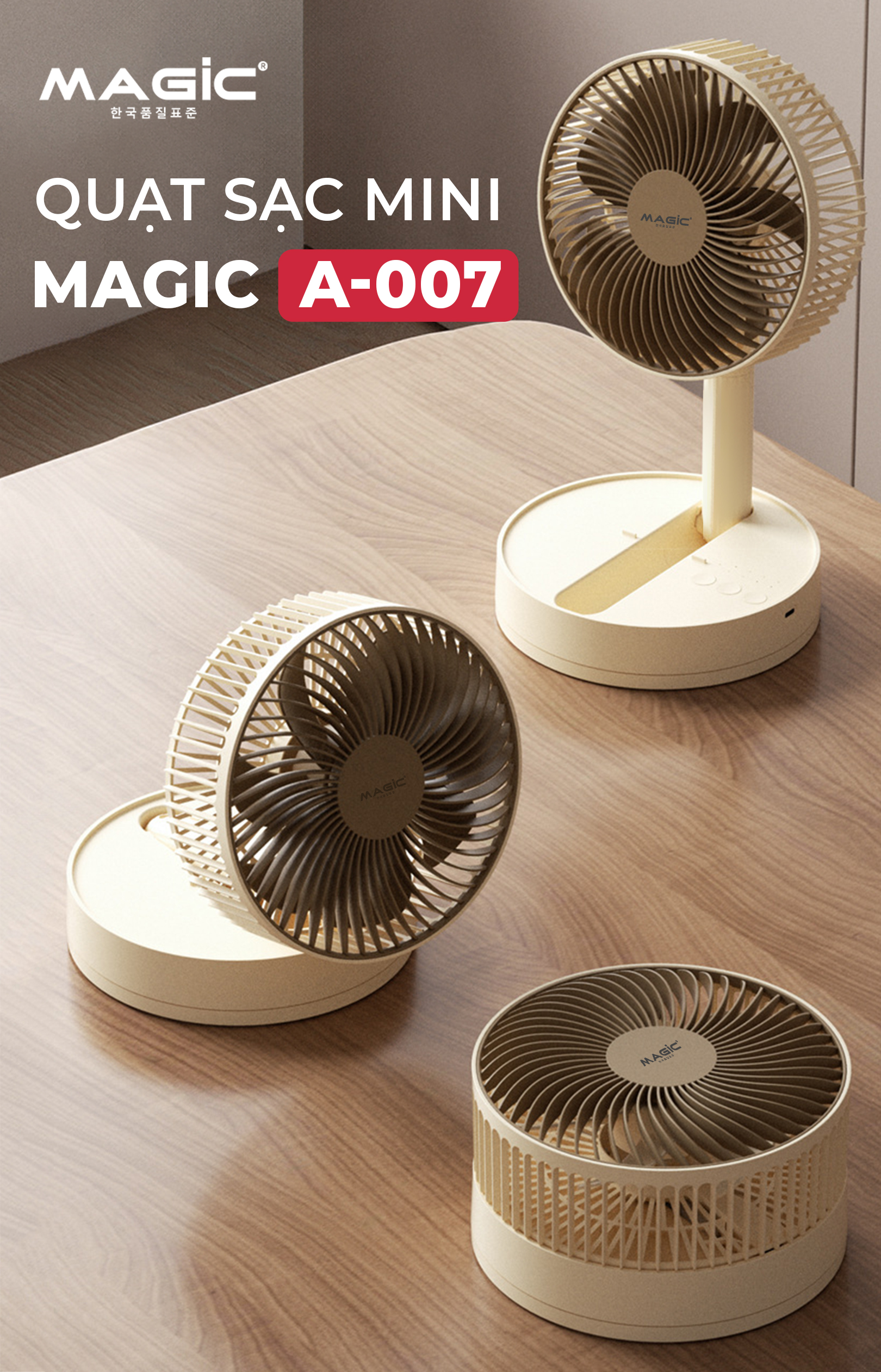 Quạt Mini MAGIC A-007 2