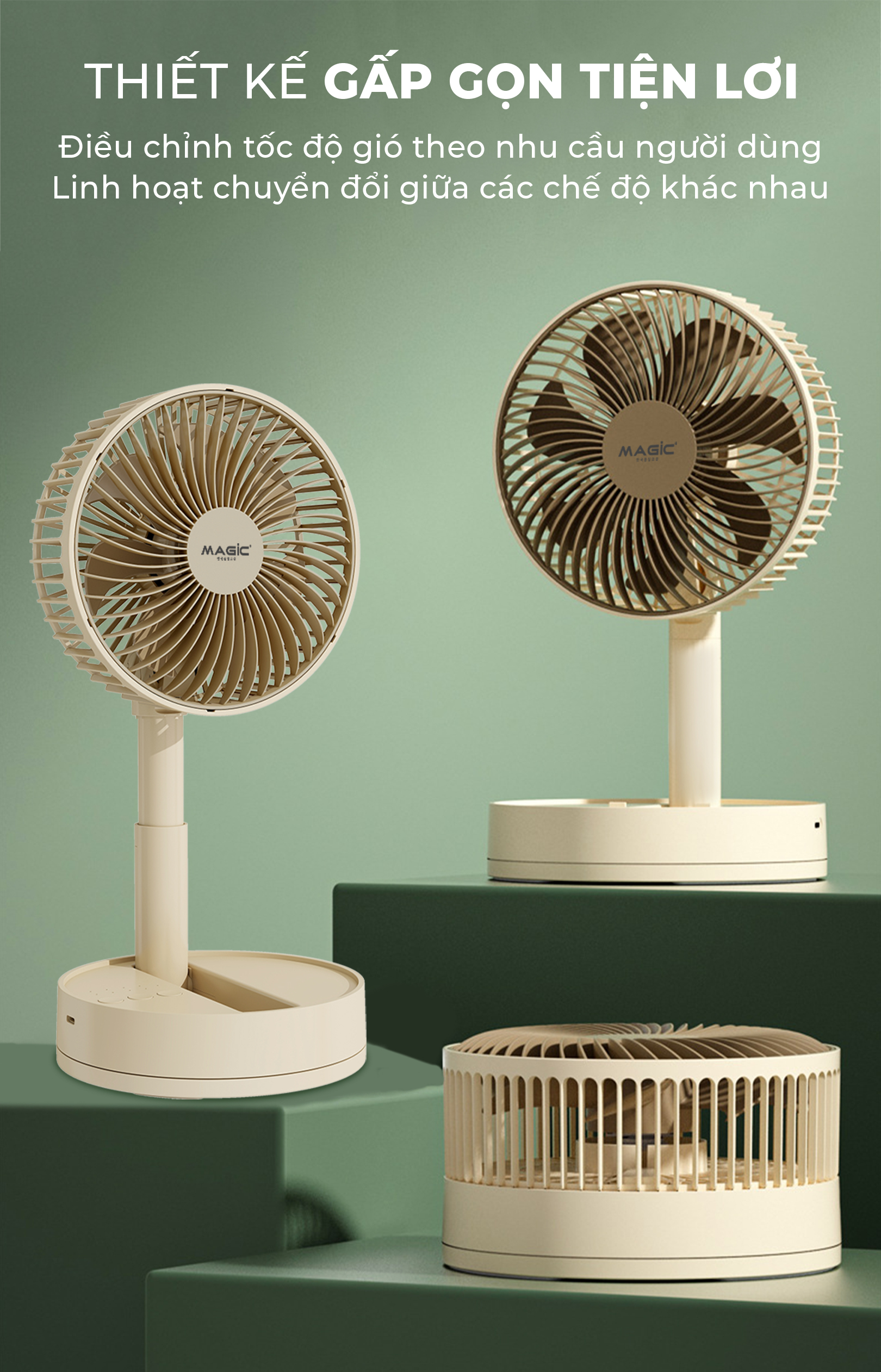 Quạt Mini MAGIC A-007 6