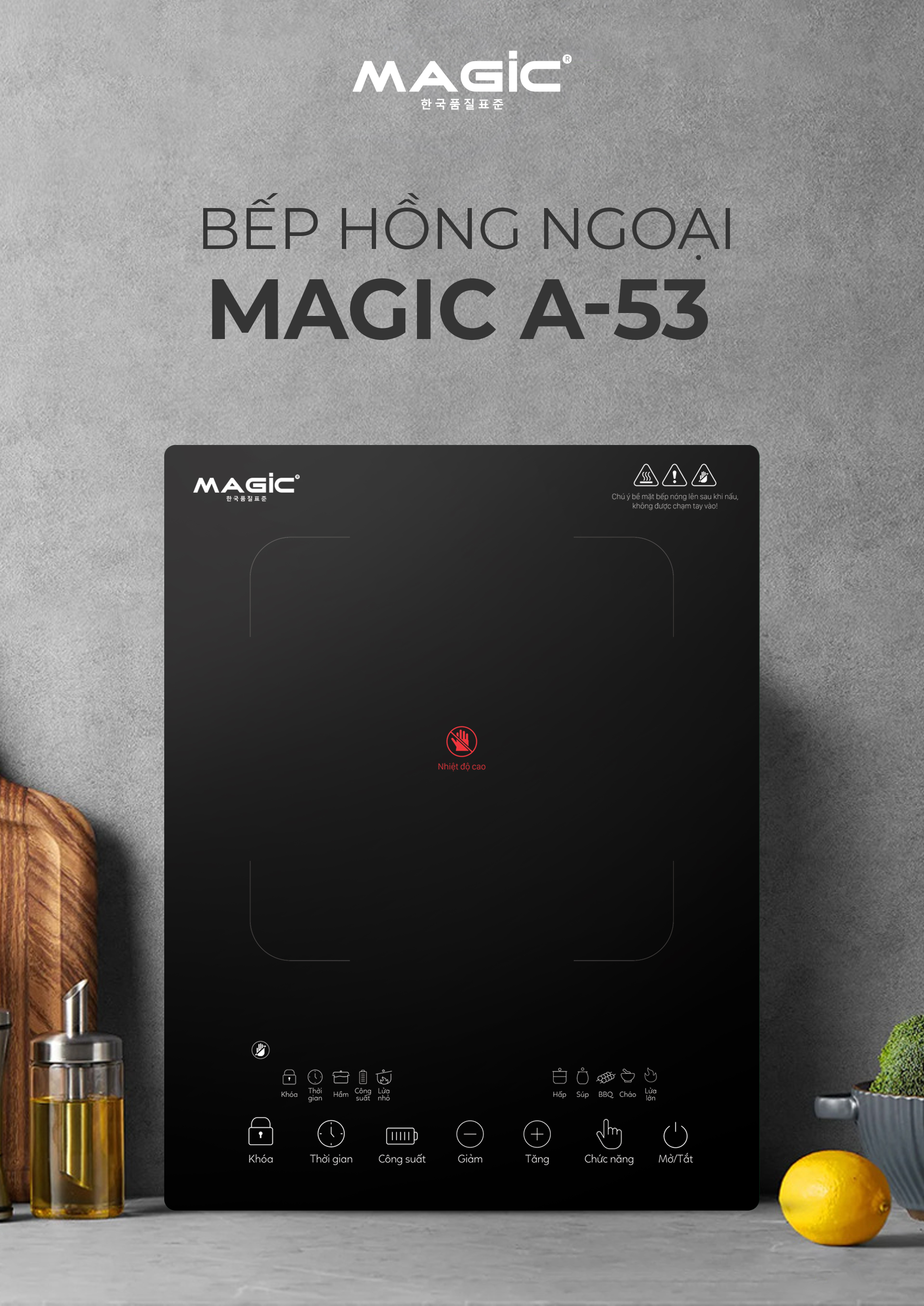 Bếp Hồng Ngoại Magic A-53 2