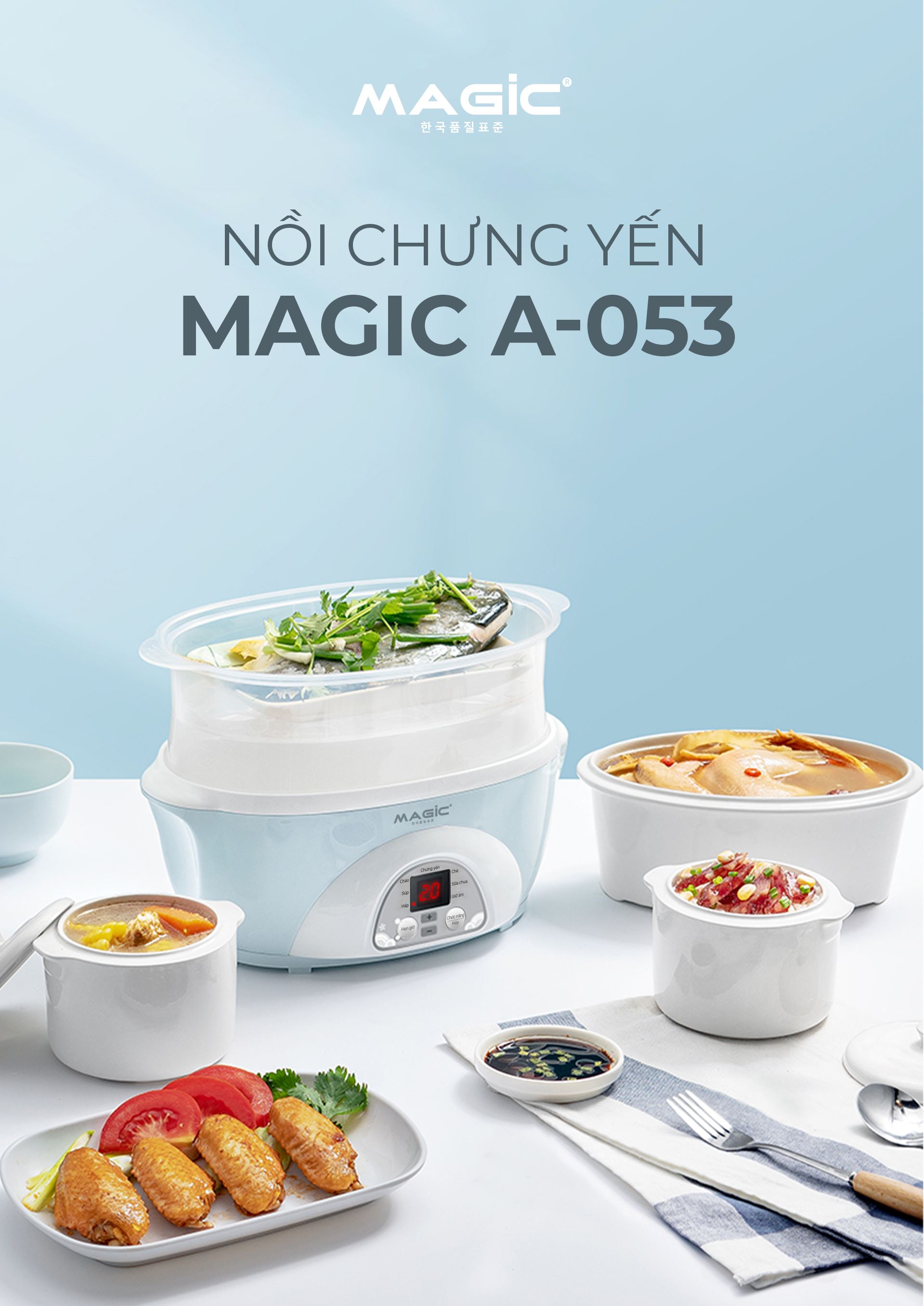 Nồi Chưng Yến MAGIC A-053 2