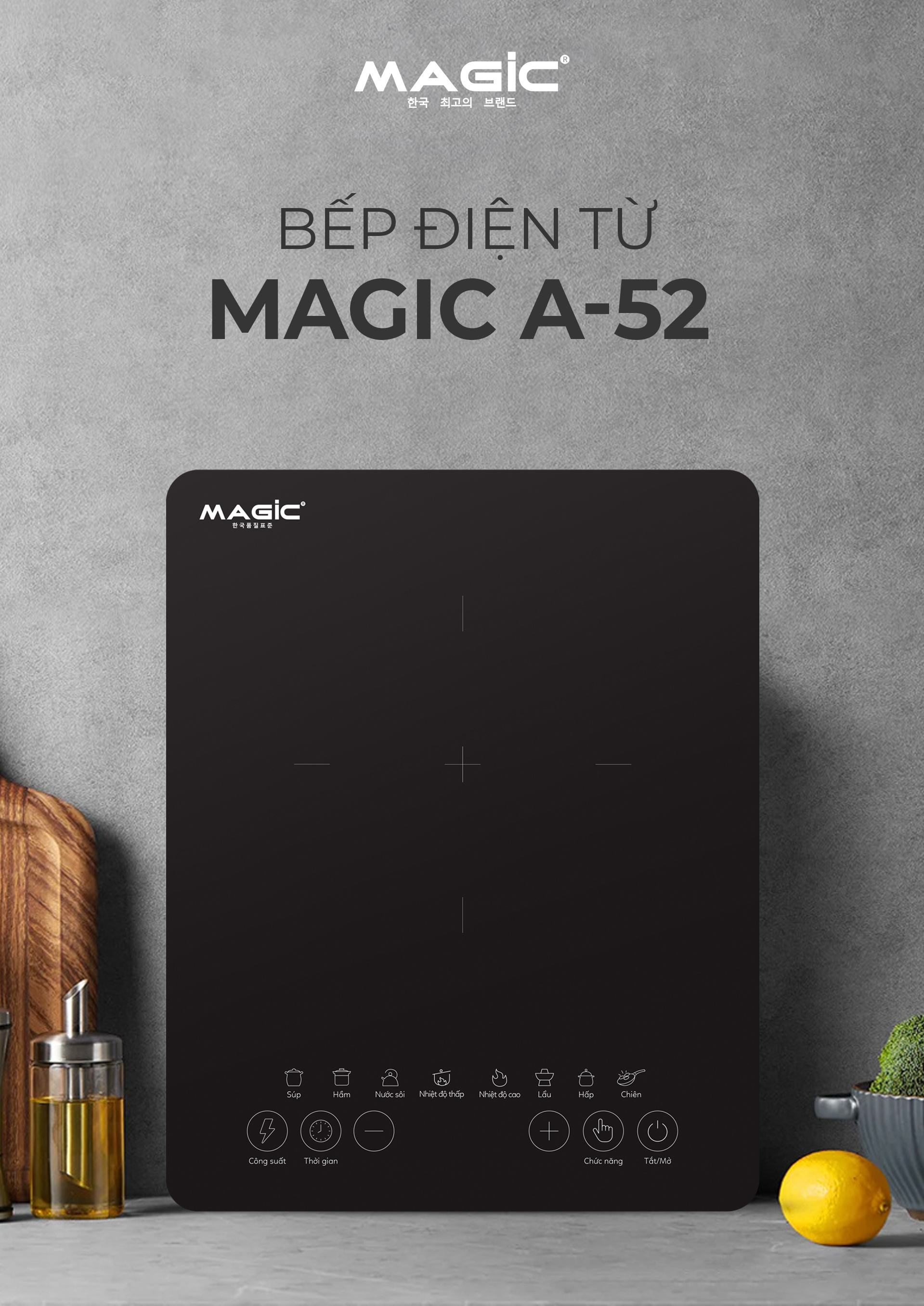 Bếp Điện Từ MAGIC A-52 2