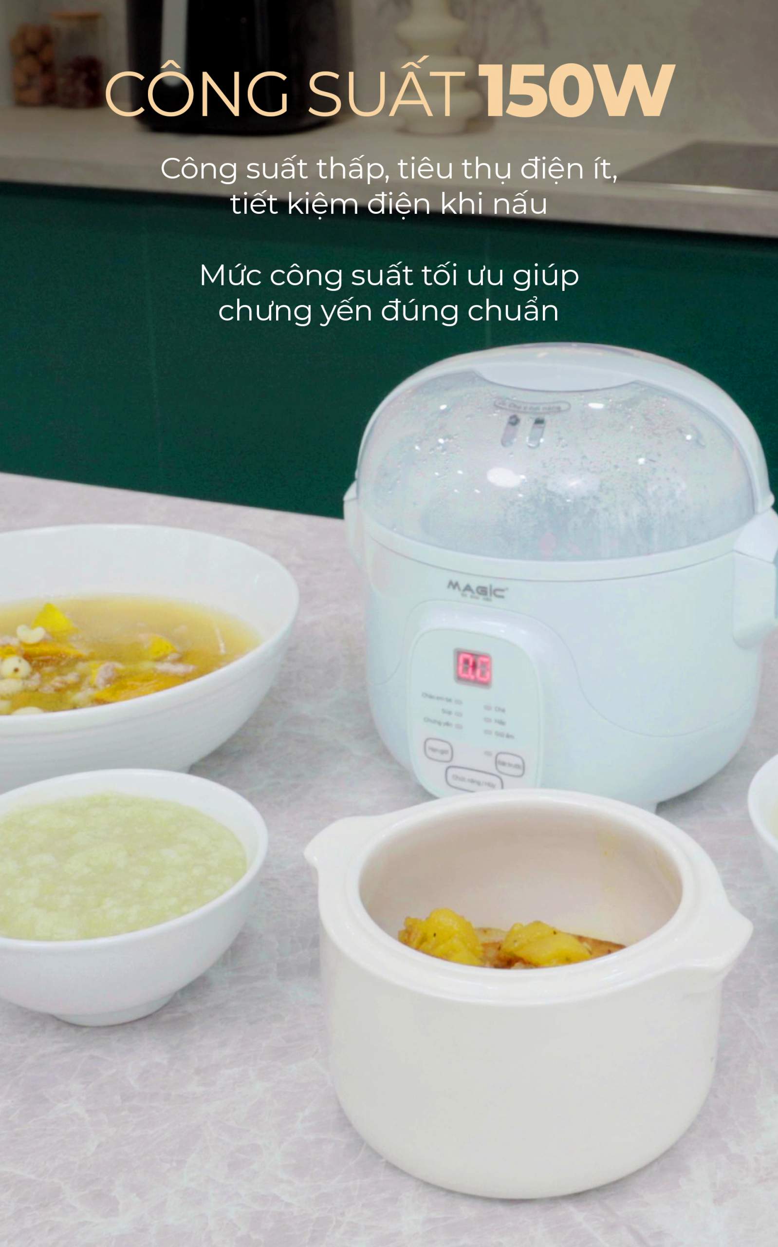Nồi Chưng Yến MAGIC A-052 3