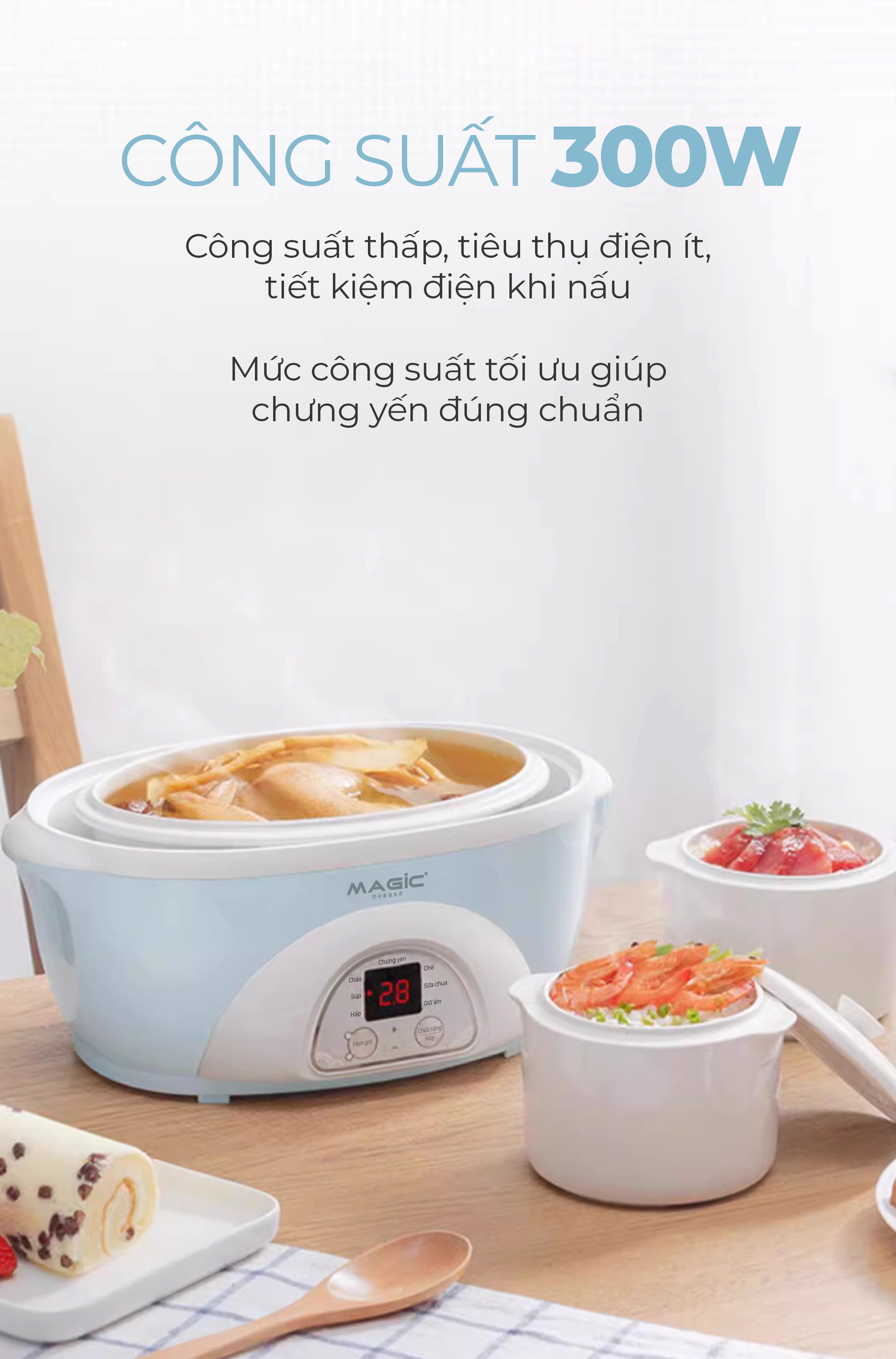 Nồi Chưng Yến MAGIC A-053 3