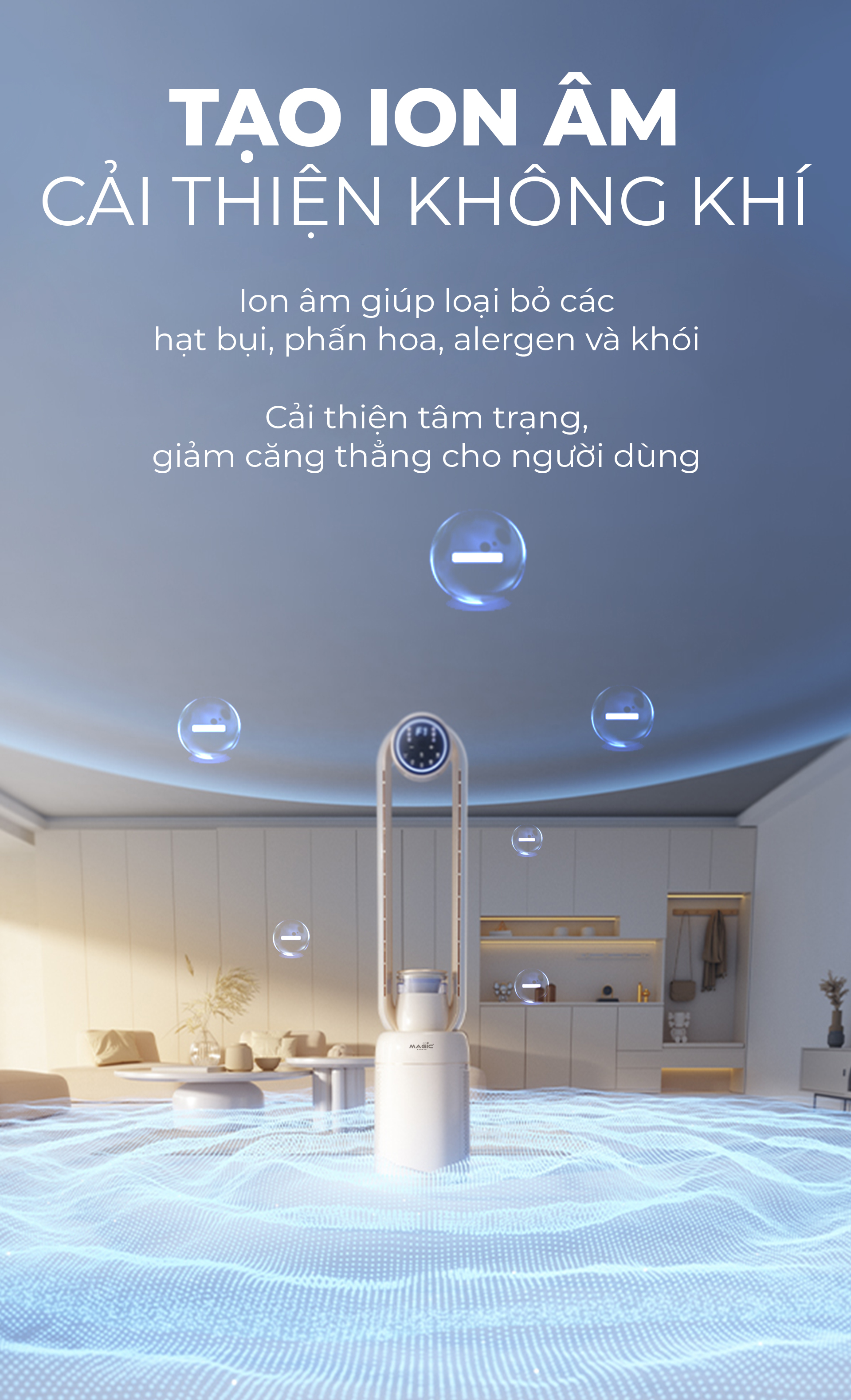 Quạt Không Cánh Magic Eco AC-307 5