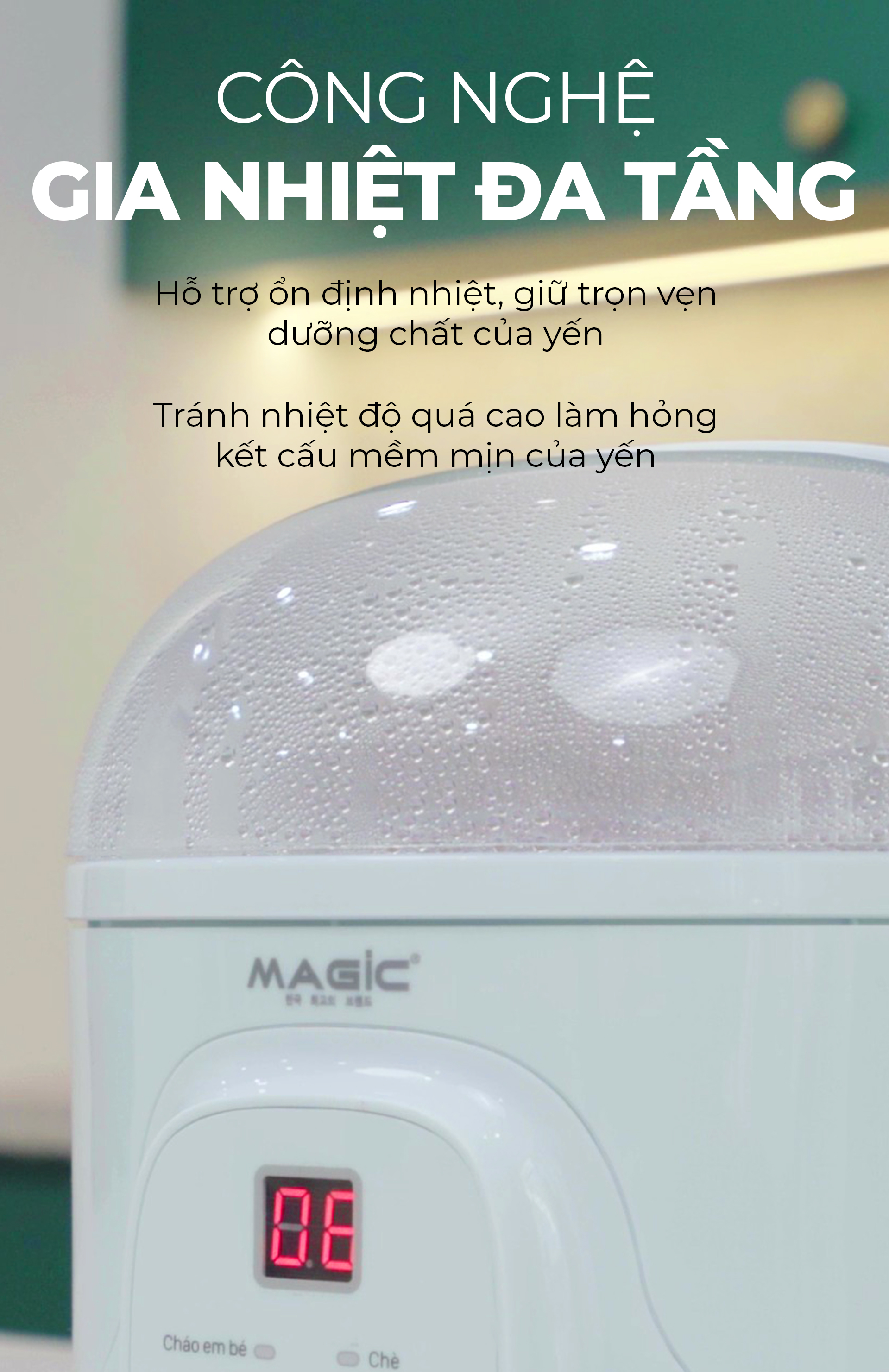 Nồi Chưng Yến MAGIC A-052 5
