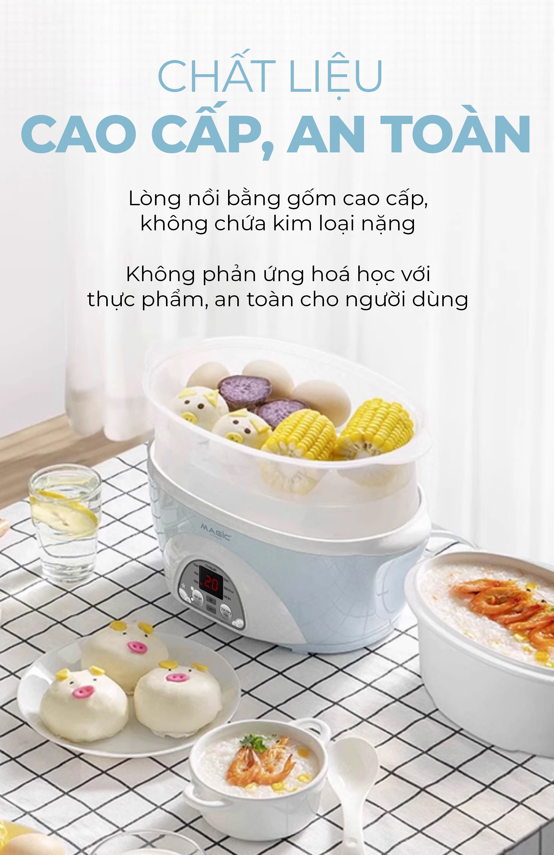 Nồi Chưng Yến MAGIC A-053 5