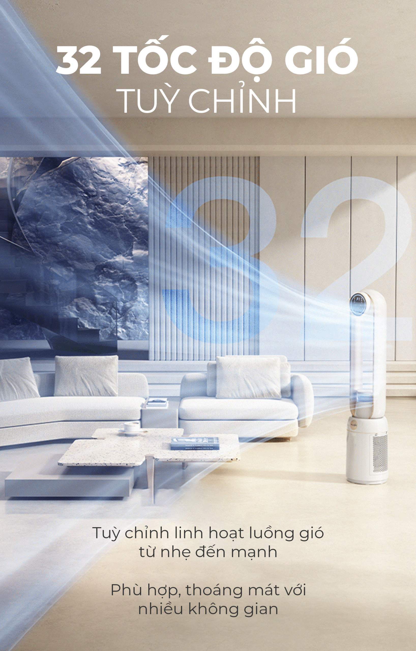 Quạt Không Cánh Magic Eco AC-307 6