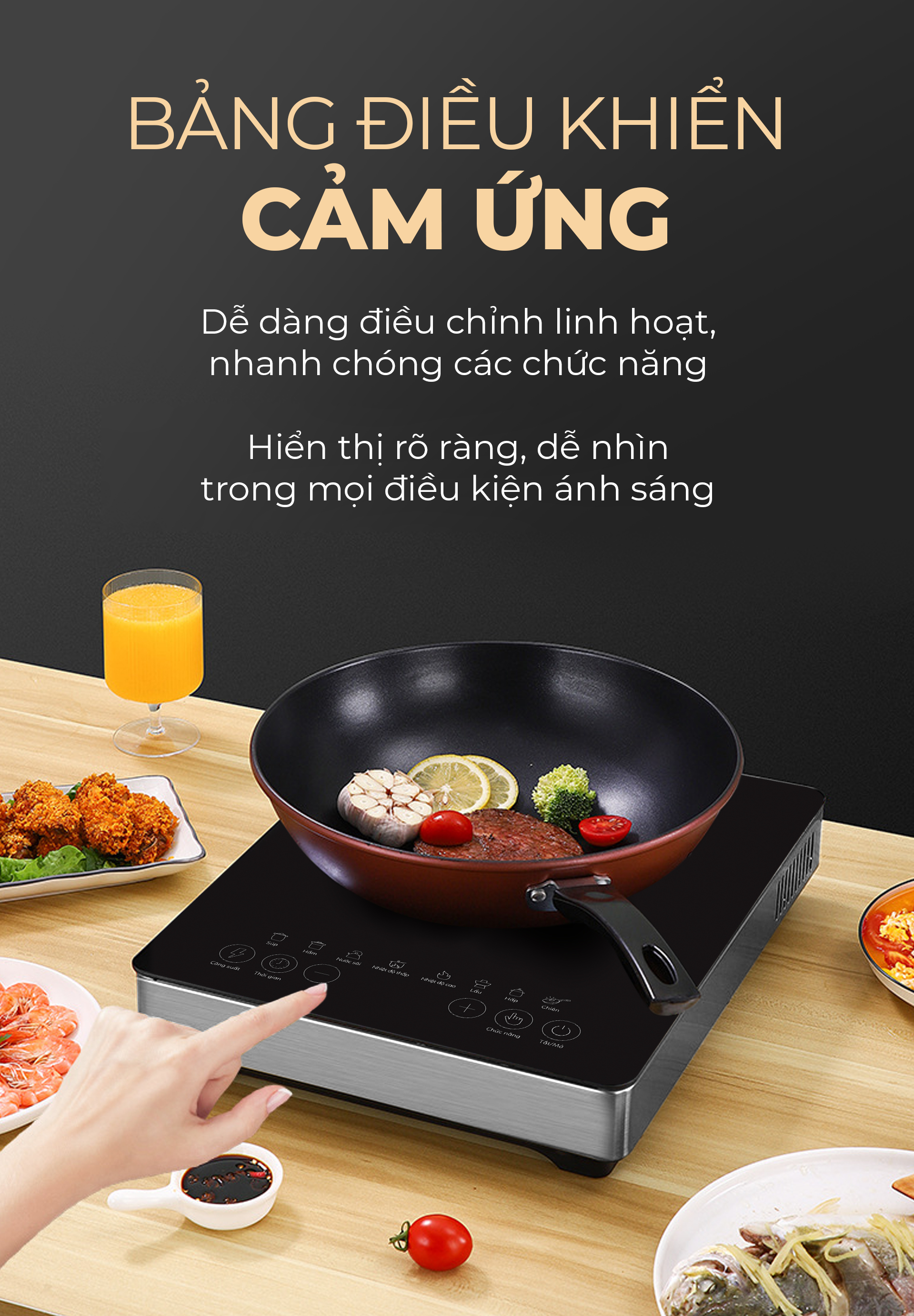 Bếp Điện Từ MAGIC A-52 5 Bếp Điện Từ MAGIC A-52 6