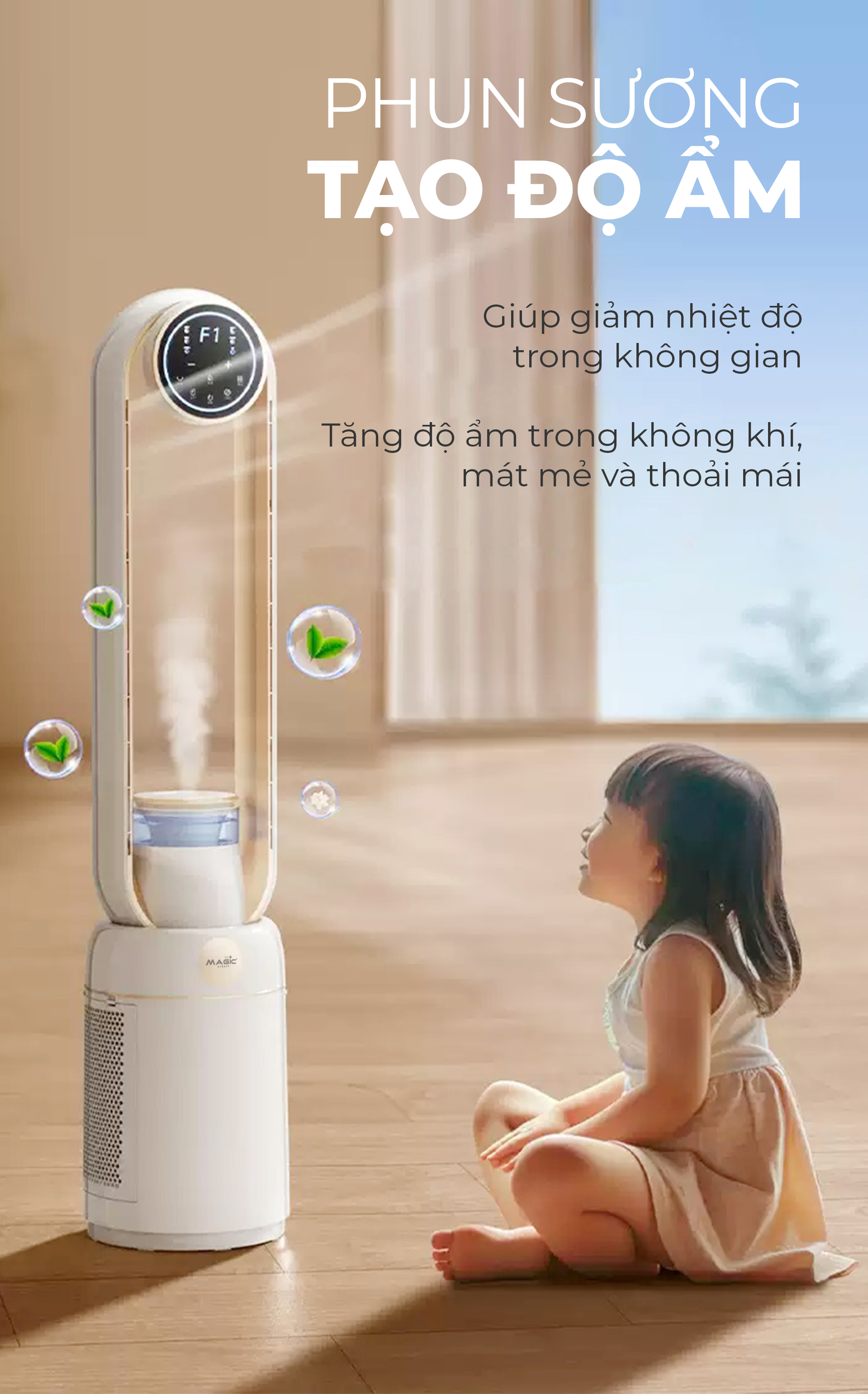 Quạt Không Cánh Magic Eco AC-307 7