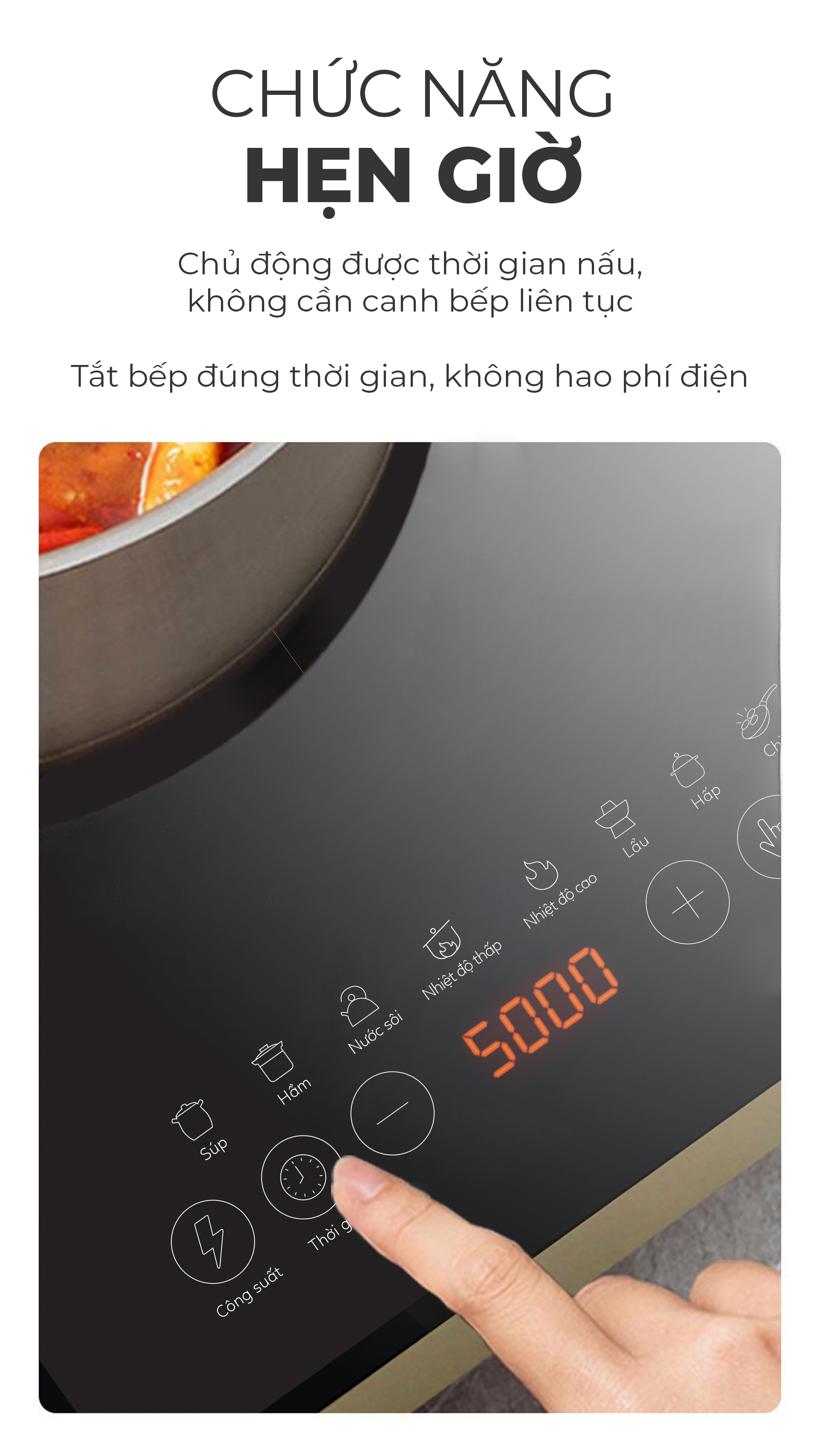Bếp Điện Từ MAGIC A-52 6 Bếp Điện Từ MAGIC A-52 7