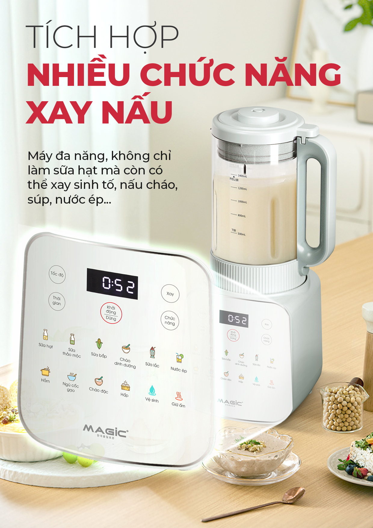 Máy Xay Sữa Hạt MAGIC A-103 4