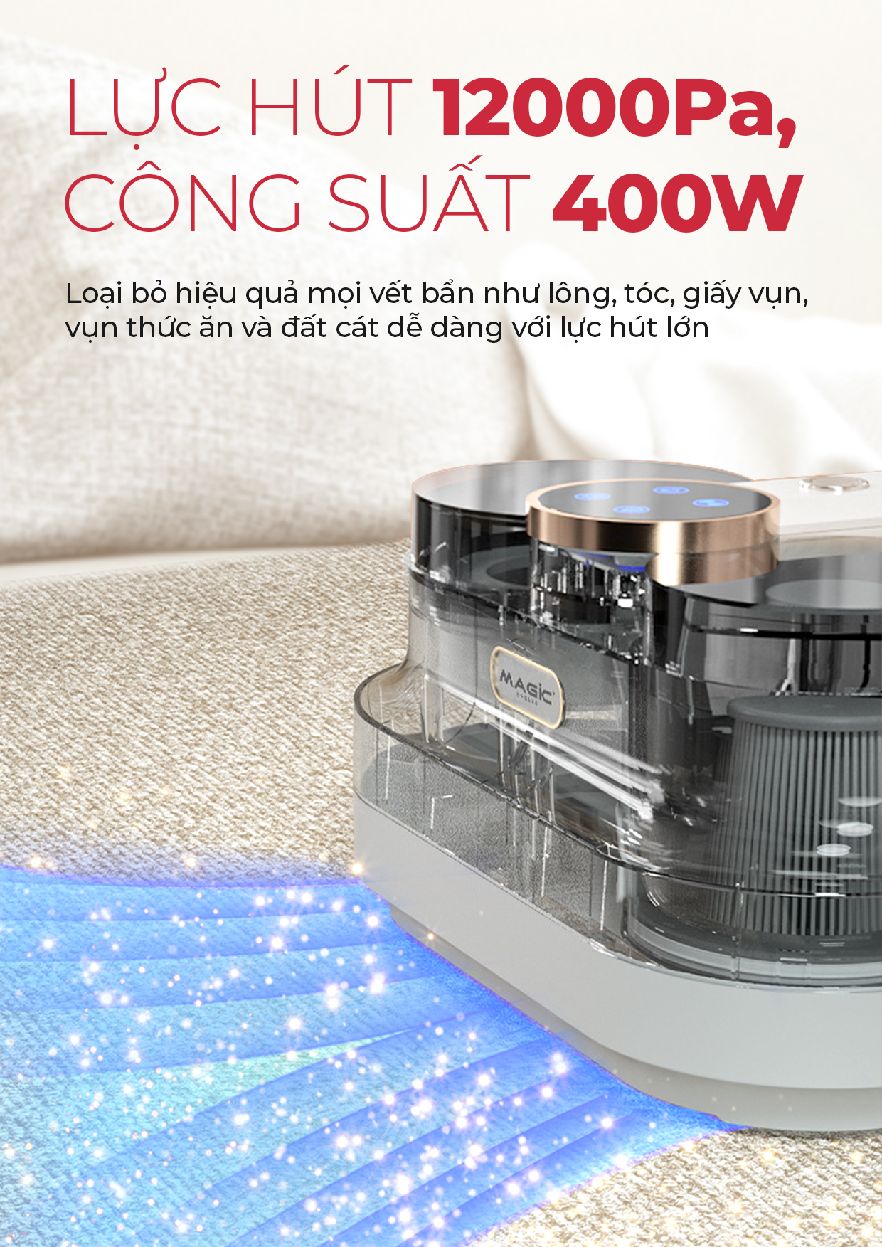 Máy Hút Bụi Nệm Magic A-079 4