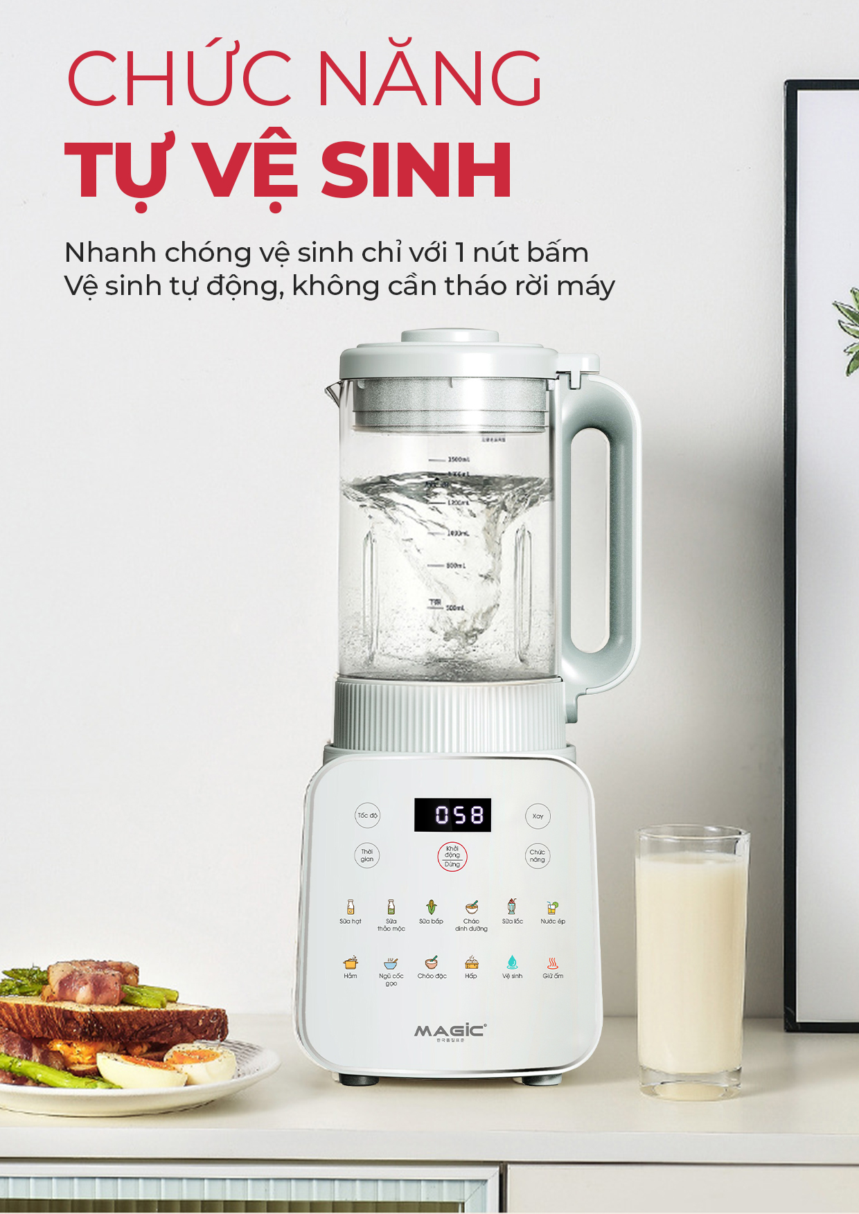 Máy Xay Sữa Hạt MAGIC A-103 6