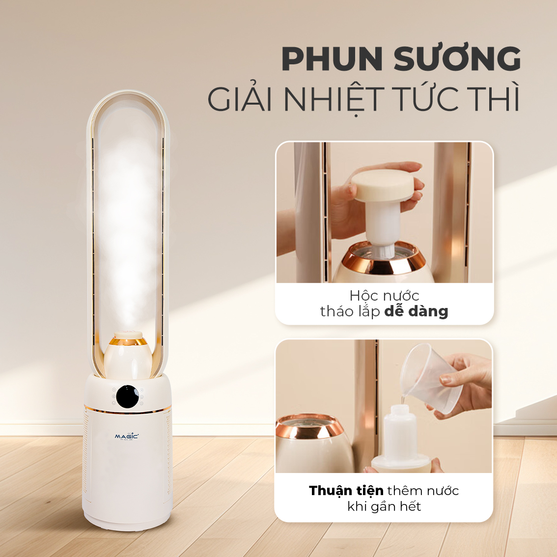 Quạt Điều Hòa Mini: Lựa Chọn Thông Minh Cho Không Gian Cá Nhân Mùa Nóng 3