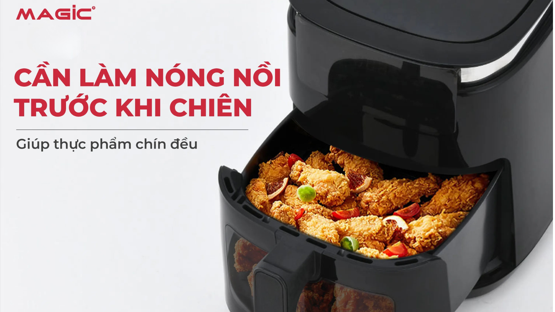 Cách Sử Dụng Nồi Chiên Không Dầu Đúng Cách: Mẹo Giòn, Không Khét, Dễ Vệ Sinh 1