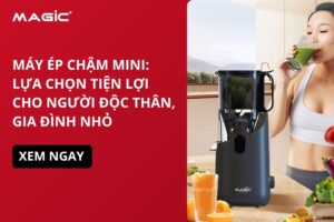 Máy Ép Chậm Mini: Lựa Chọn Tiện Lợi Cho Người Độc Thân, Gia Đình Nhỏ 12
