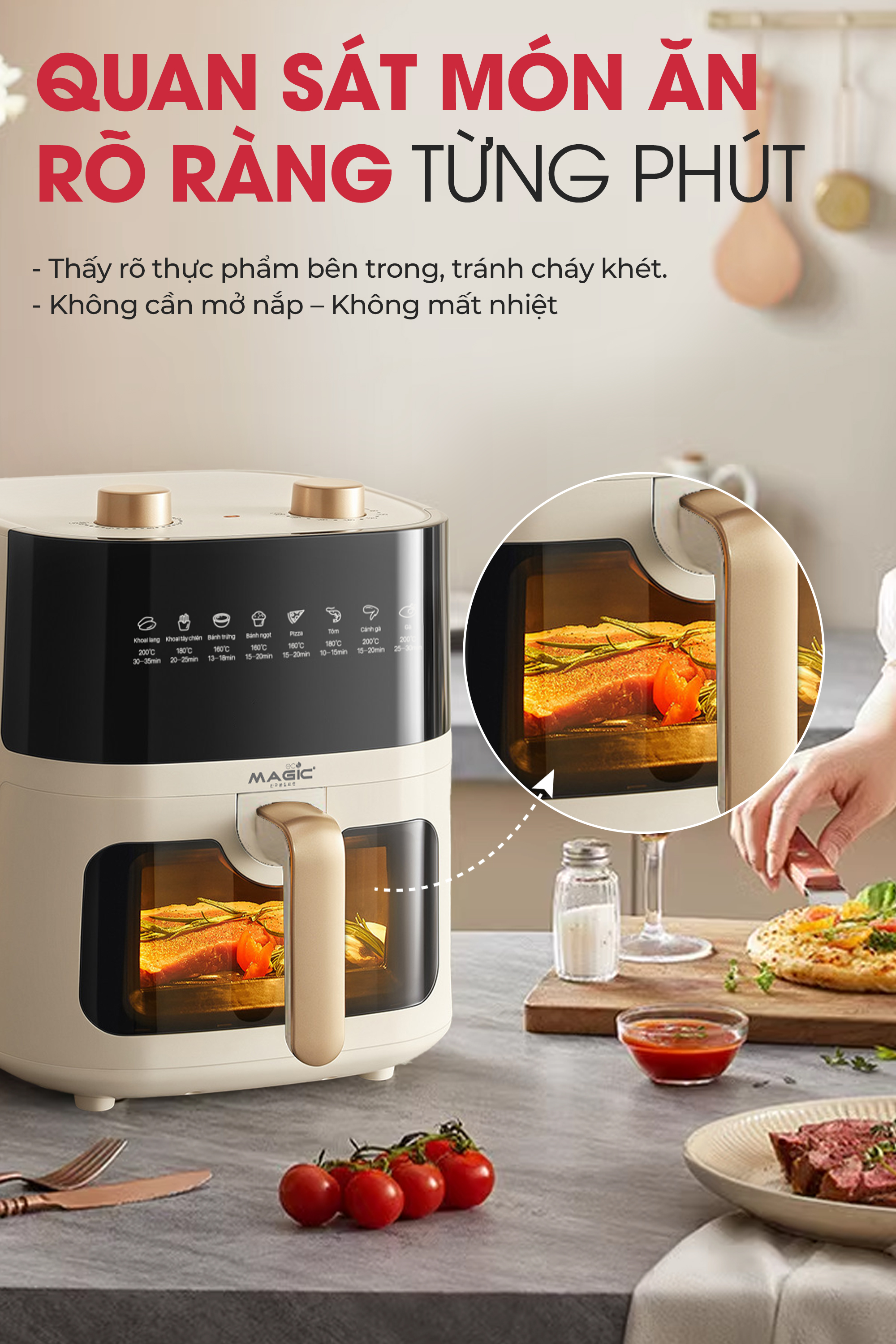 Nồi chiên không dầu Magic Eco AC-161 9 Nồi chiên không dầu Magic Eco AC-161 14