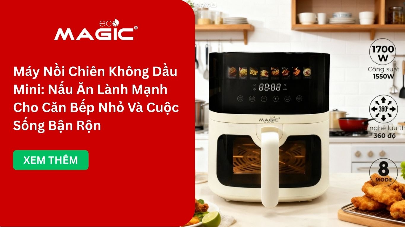 Máy Nồi Chiên Không Dầu Mini: Nấu Ăn Lành Mạnh Cho Căn Bếp Nhỏ Và Cuộc Sống Bận Rộn 1 Máy Nồi Chiên Không Dầu Mini: Nấu Ăn Lành Mạnh Cho Căn Bếp Nhỏ Và Cuộc Sống Bận Rộn