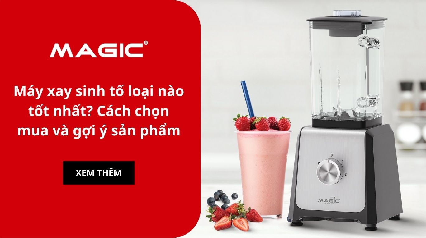 Máy xay sinh tố loại nào tốt nhất? Cách chọn mua và gợi ý sản phẩm
