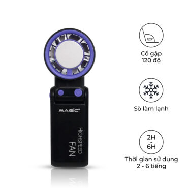 Quạt sạc cầm tay sò lạnh Magic A-017
