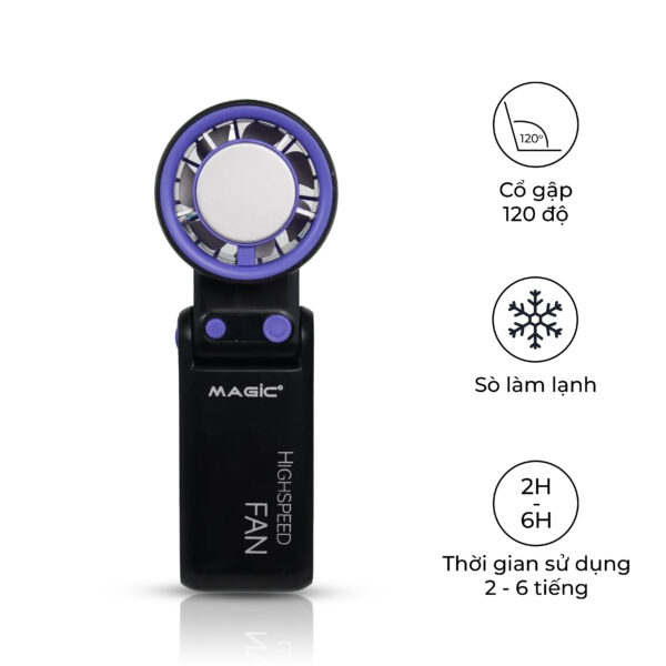 THUMB MỚI A-017 Quạt sạc cầm tay sò lạnh Magic A-017 1