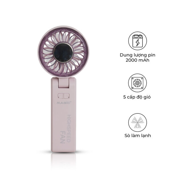 THUMB MỚI A-014 Quạt Sạc Cầm Tay Sò Lạnh MAGIC A-014 1