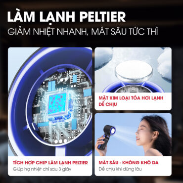 Quạt sạc cầm tay sò lạnh Magic A-017 1 Quạt sạc cầm tay sò lạnh Magic A-017 8