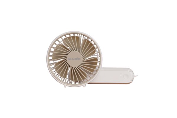 17 Quạt Sạc Cầm Tay Gấp Gọn Magic A-011 (QUẠT MINI - TRẮNG) 3