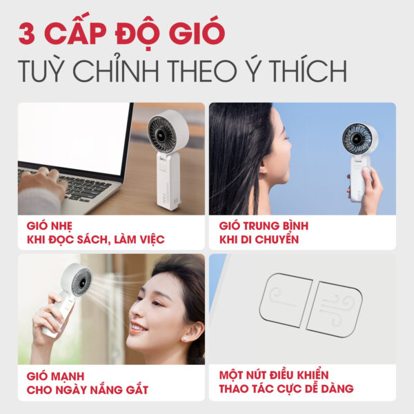 Quạt Sạc Cầm Tay Mini MAGIC A-013 3