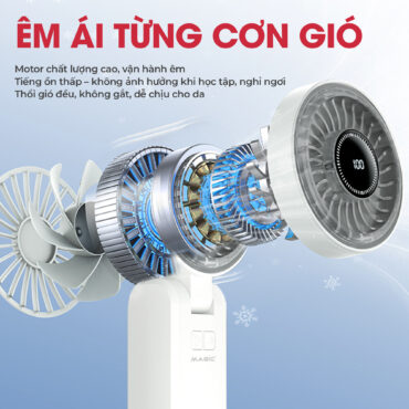 Quạt Sạc Cầm Tay Mini MAGIC A-013 11