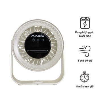 Quạt Sạc Mini Để Bàn Magic A-010