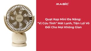 Quạt Kẹp Mini Đa Năng: "Vị Cứu Tinh" Mát Lạnh, Tiện Lợi Vô Đối Cho Mọi Không Gian 1