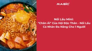 Nồi Lẩu Mini: "Chân Ái" Của Hội Độc Thân - Nồi Lẩu Cá Nhân Đa Năng Cho 1 Người 9