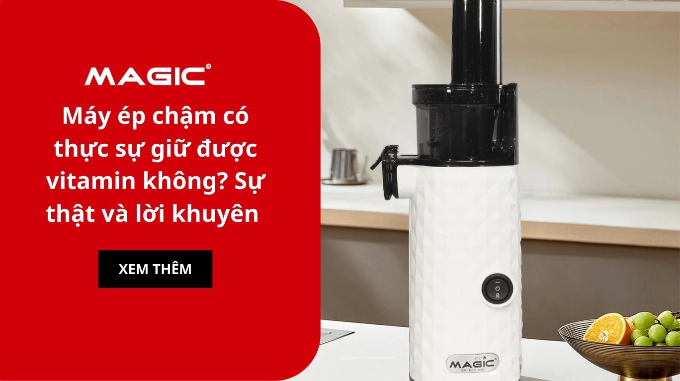 Máy ép chậm có thực sự giữ được vitamin không? Sự thật và lời khuyên 1 Máy ép chậm có thực sự giữ được vitamin không? Sự thật và lời khuyên