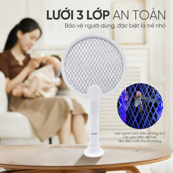 3 Vợt muỗi A-015 4