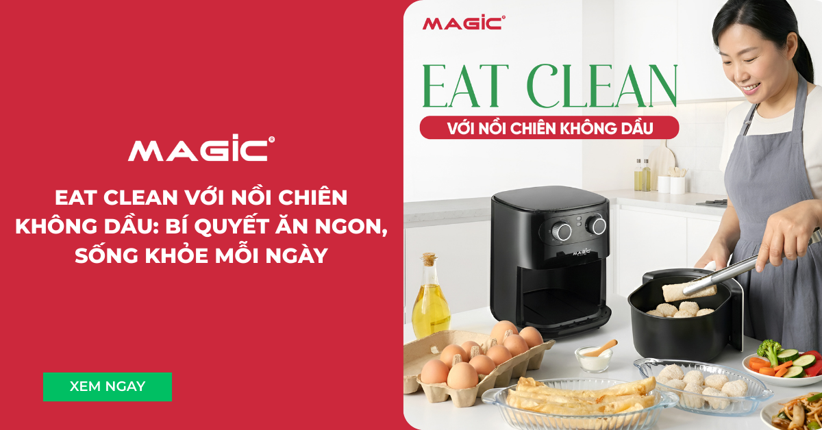 Eat Clean Với Nồi Chiên Không Dầu: Bí Quyết Ăn Ngon, Sống Khỏe Mỗi Ngày 1 nồi chiên không dầu