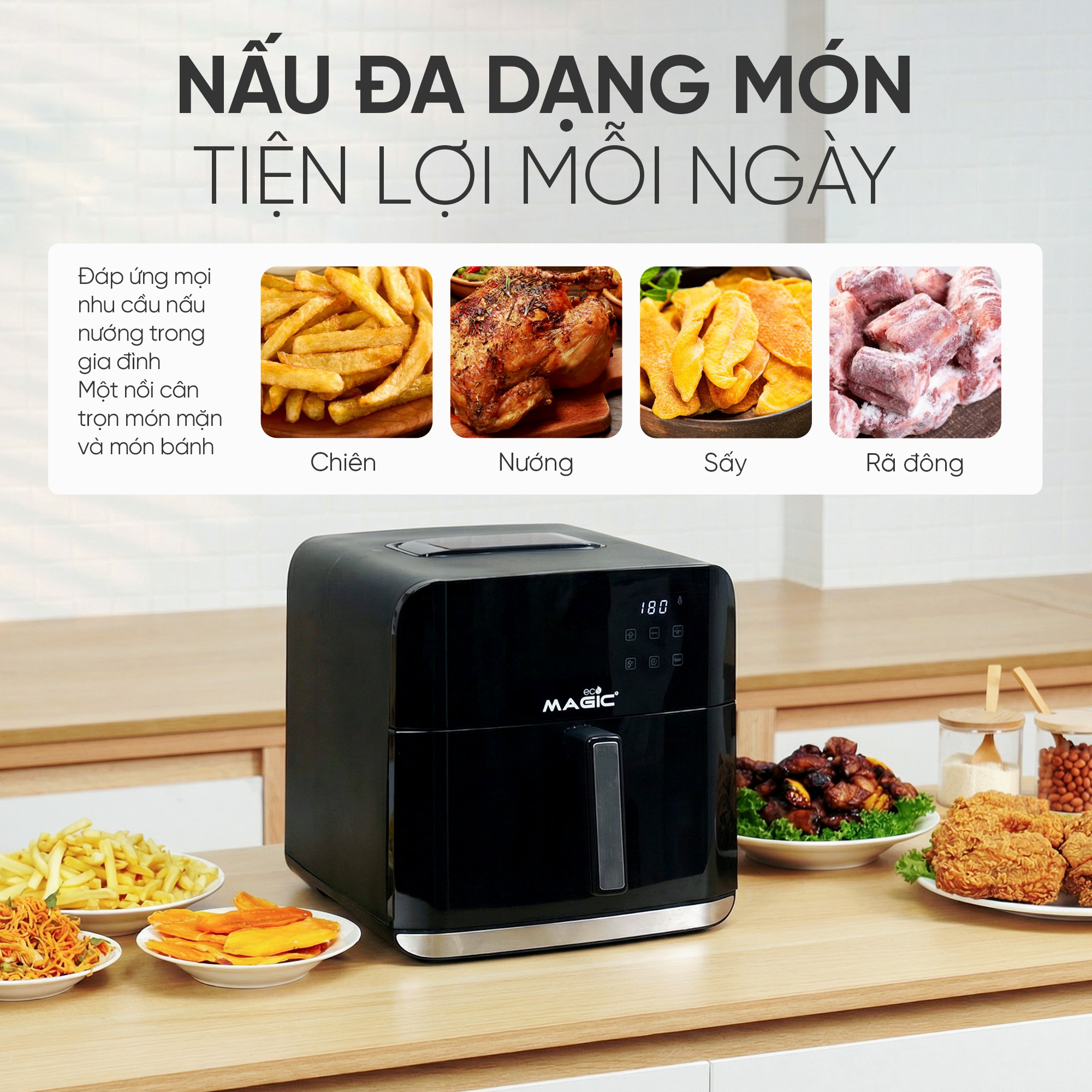 Nồi chiên không dầu Magic Eco AC-162 20