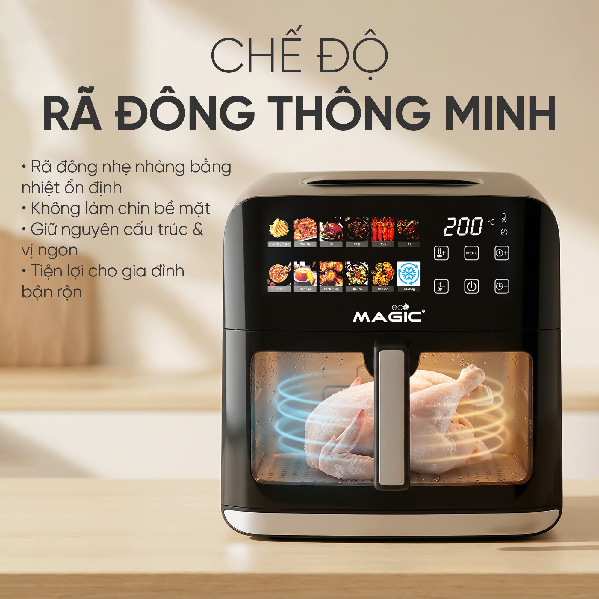Nồi chiên không dầu Magic Eco AC-162 21