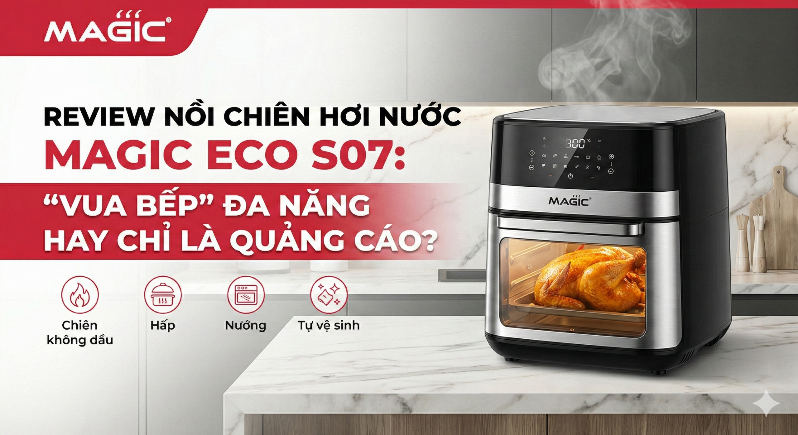 nồi chiên hơi nước magic