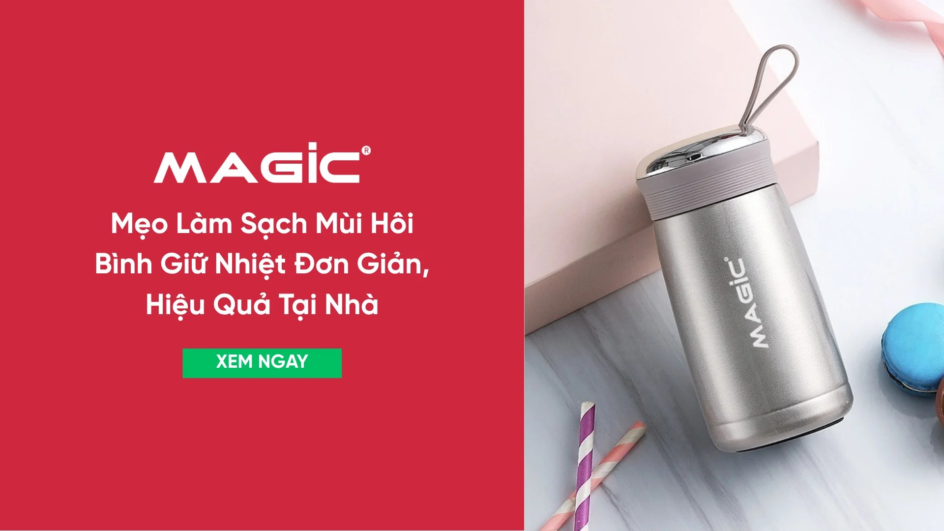 Mẹo Làm Sạch Mùi Hôi Bình Giữ Nhiệt Cực Đơn Giản, Hiệu Quả Tại Nhà 1