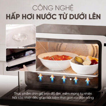 Nồi Chiên Không Dầu Kết Hợp Hấp S23 15